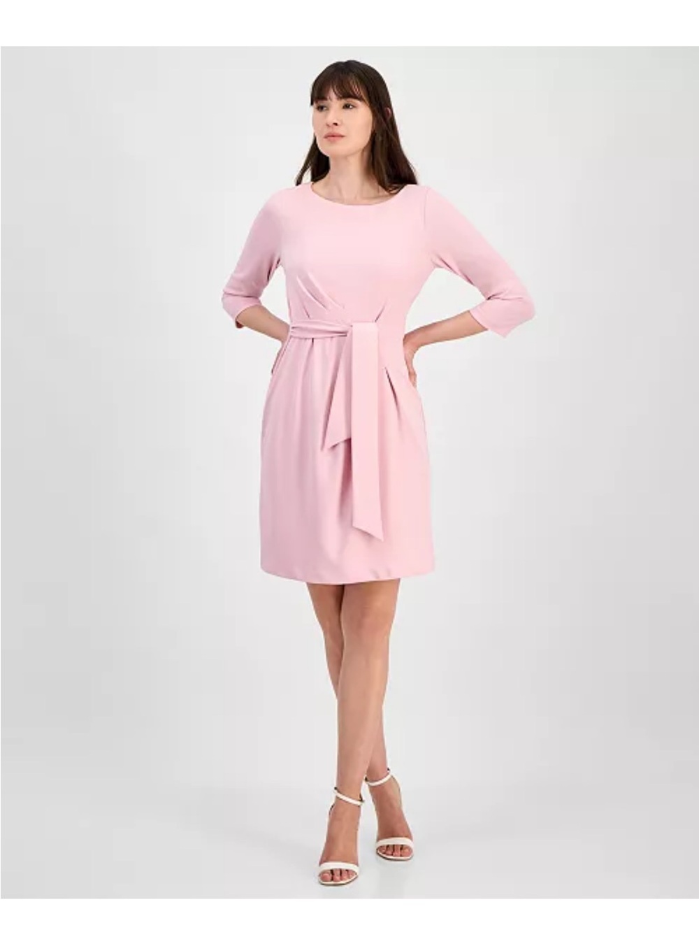 Tahari ASL
Tahari Women's Tie-Waist 3/4-Sleeve Sheath Dress sz 16W